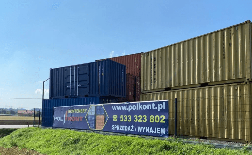 sprzedaż używanych kontenerów morskich polkont 